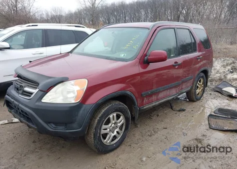 2003 Honda Cr-V Ex z USA, uszkodzony, nr VIN SHSRD78843U159875